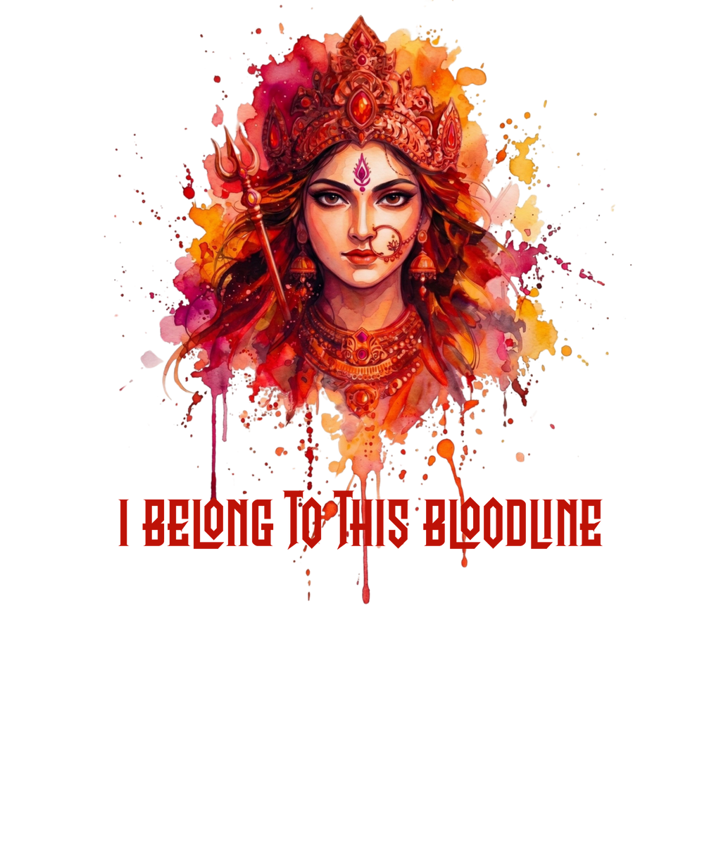 Devi Bloodline - Shakti Crimson Oversized Tee