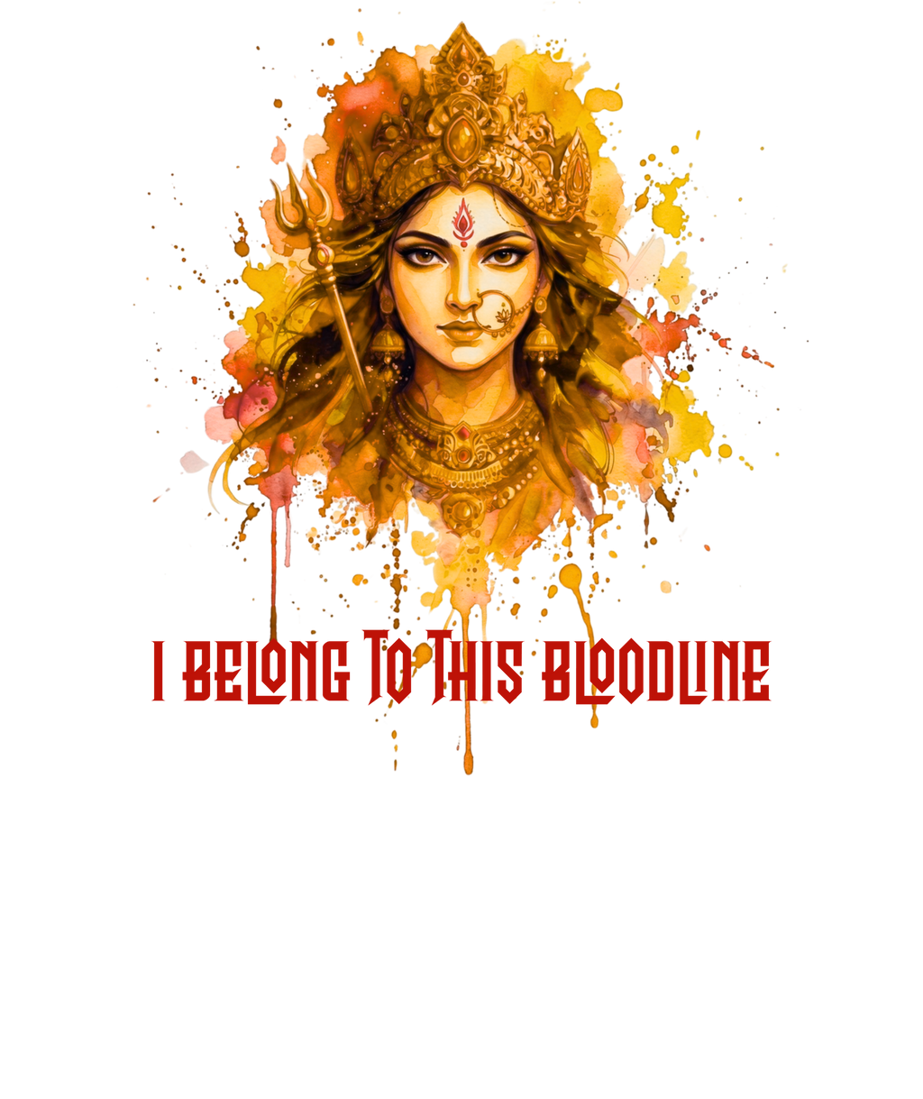 Devi Bloodline - Ambika Gold Oversized Tee