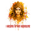Devi Bloodline - Ambika Gold Oversized Tee
