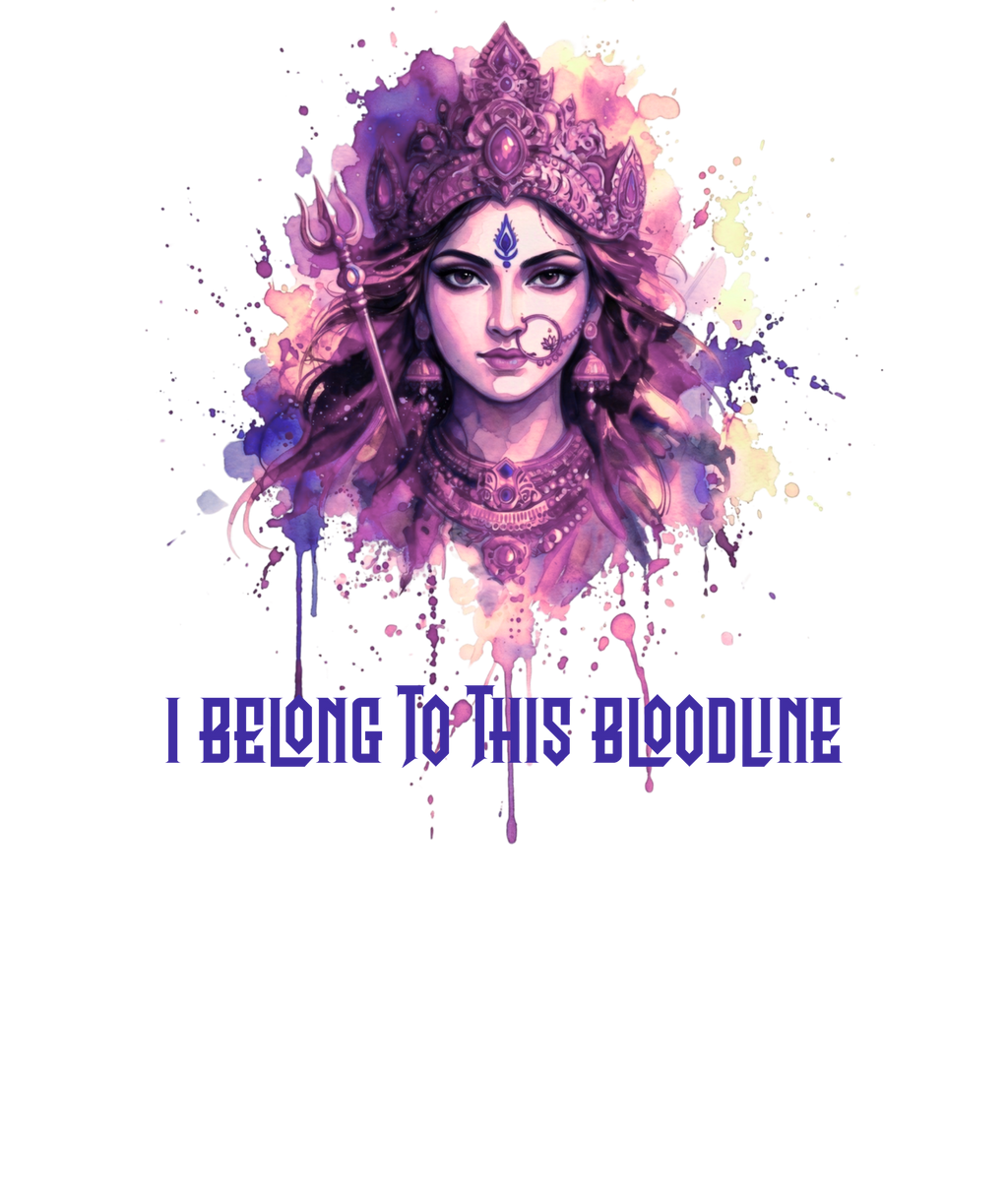 Devi Bloodline - Parvati Purple Oversized Tee