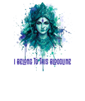 Devi Bloodline - Ganga Teal Oversized Tee