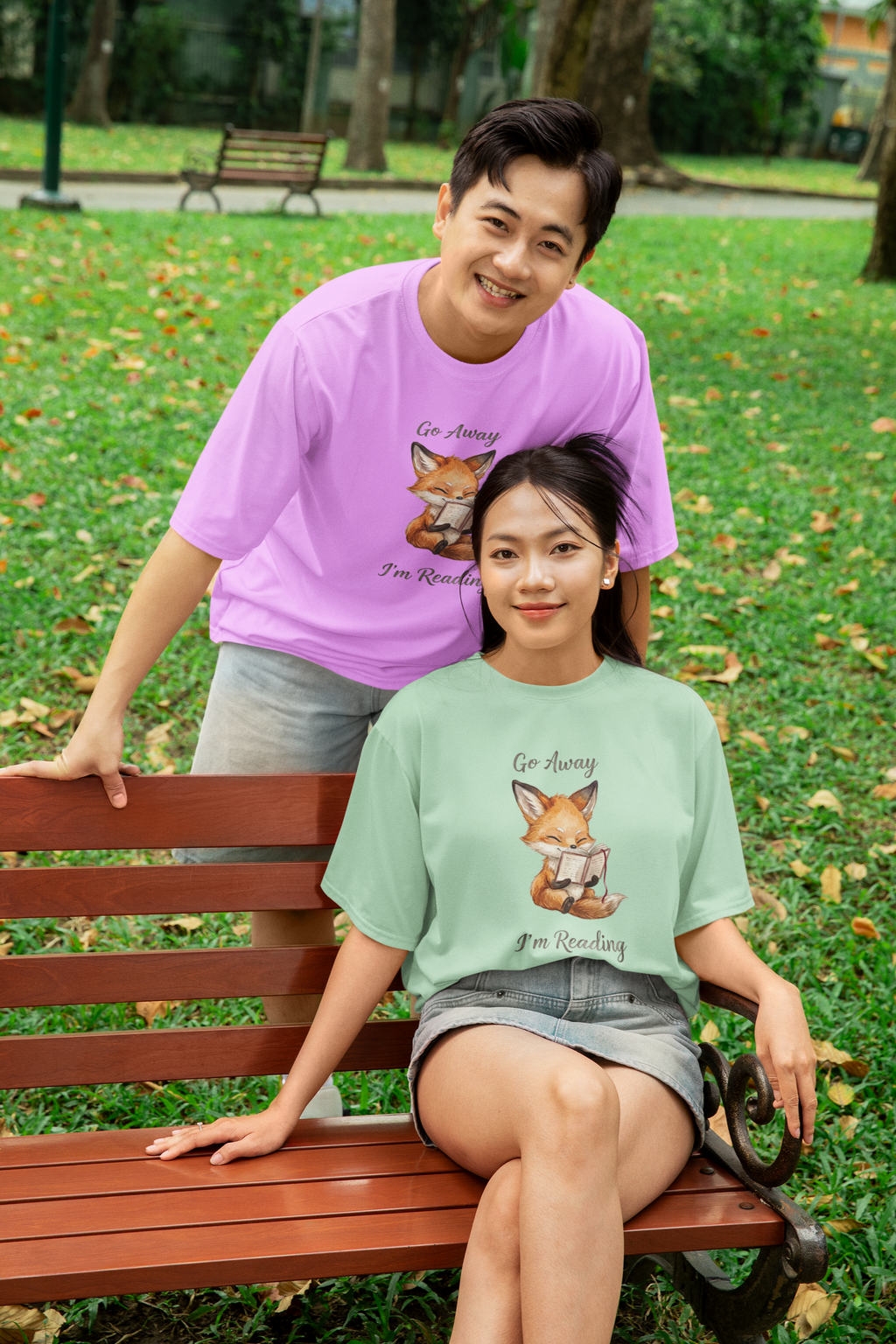 Fox Off, I'm Reading Oversized Tee
