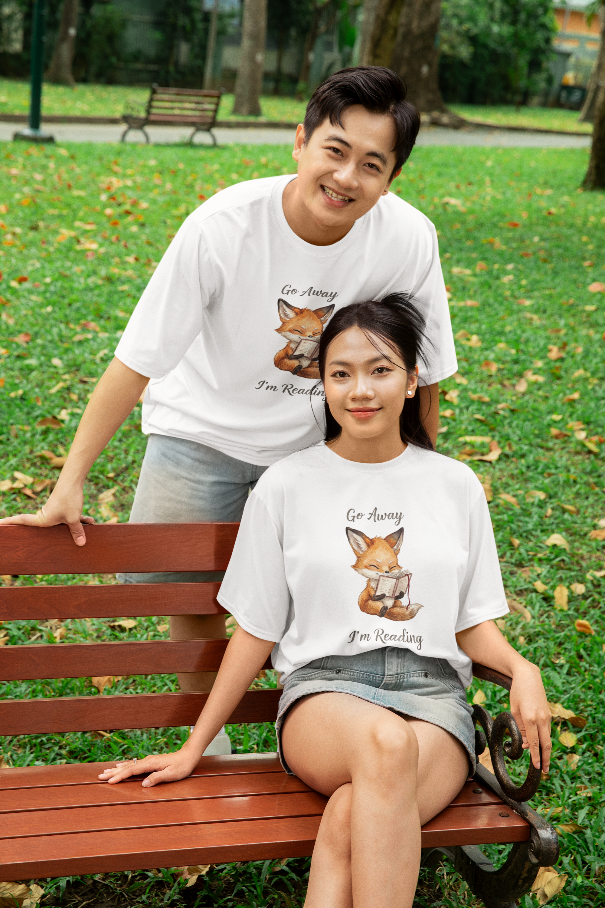 Fox Off, I'm Reading Oversized Tee