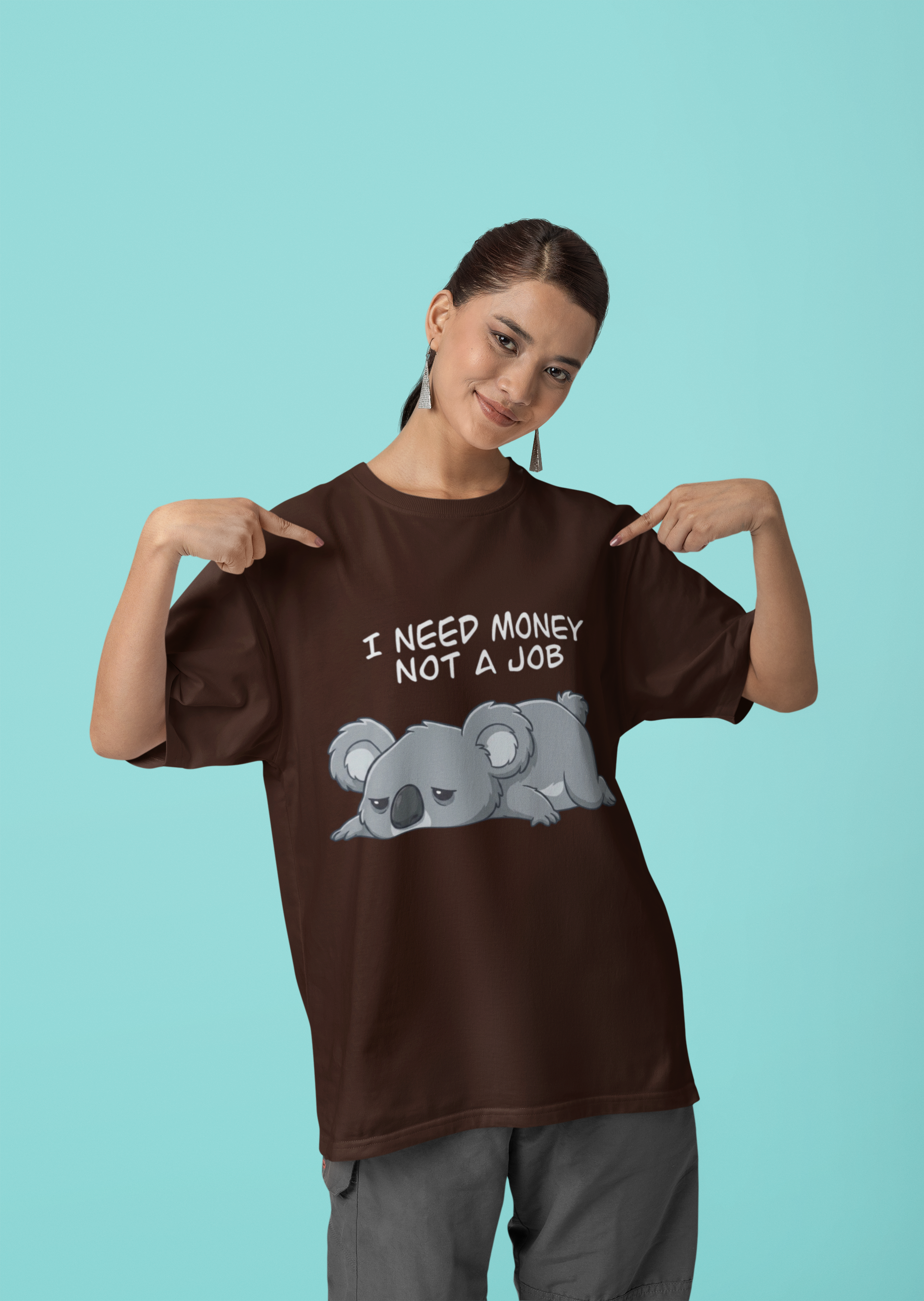 Bear Minimum Oversized Tee