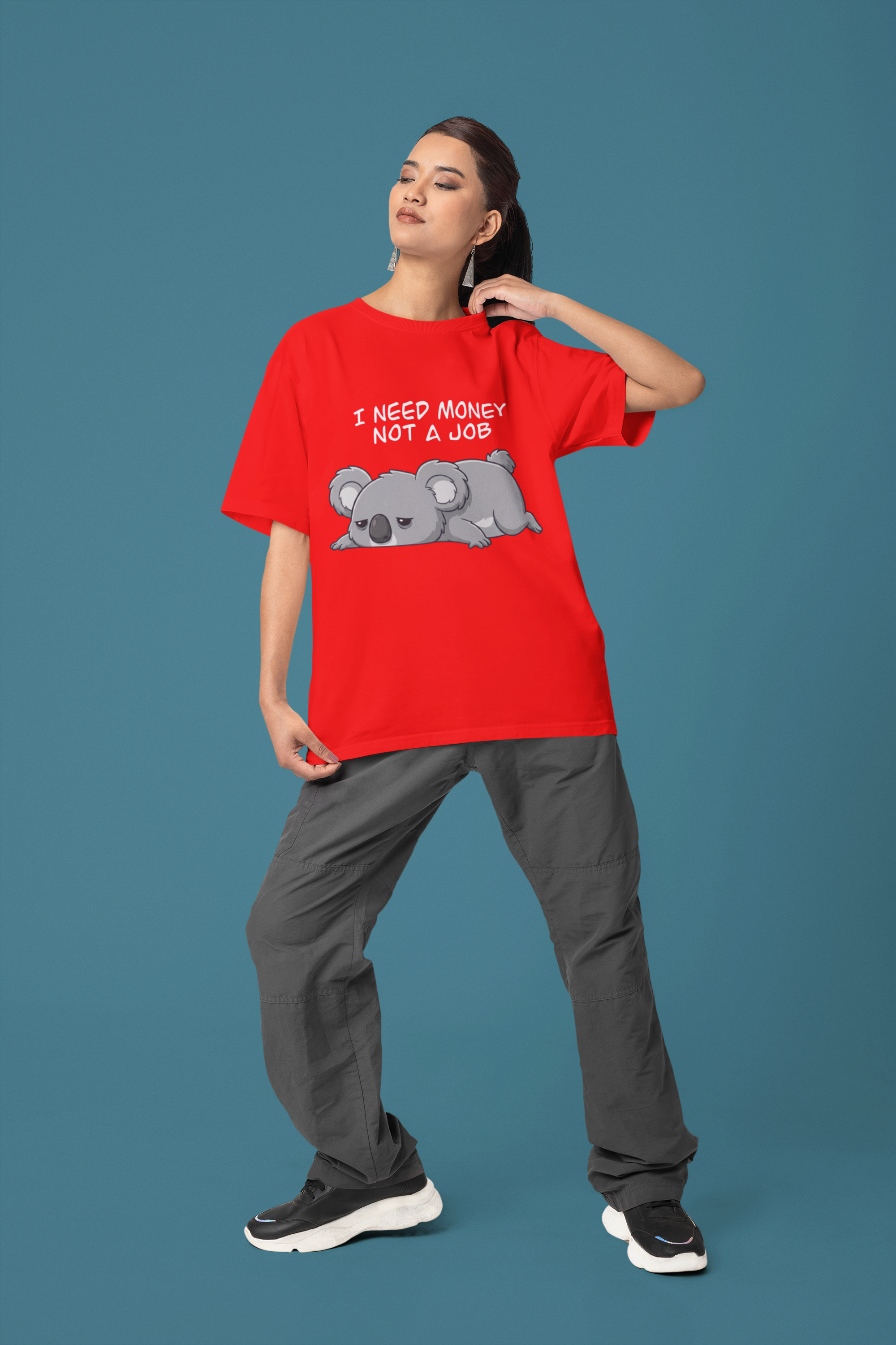Bear Minimum Oversized Tee