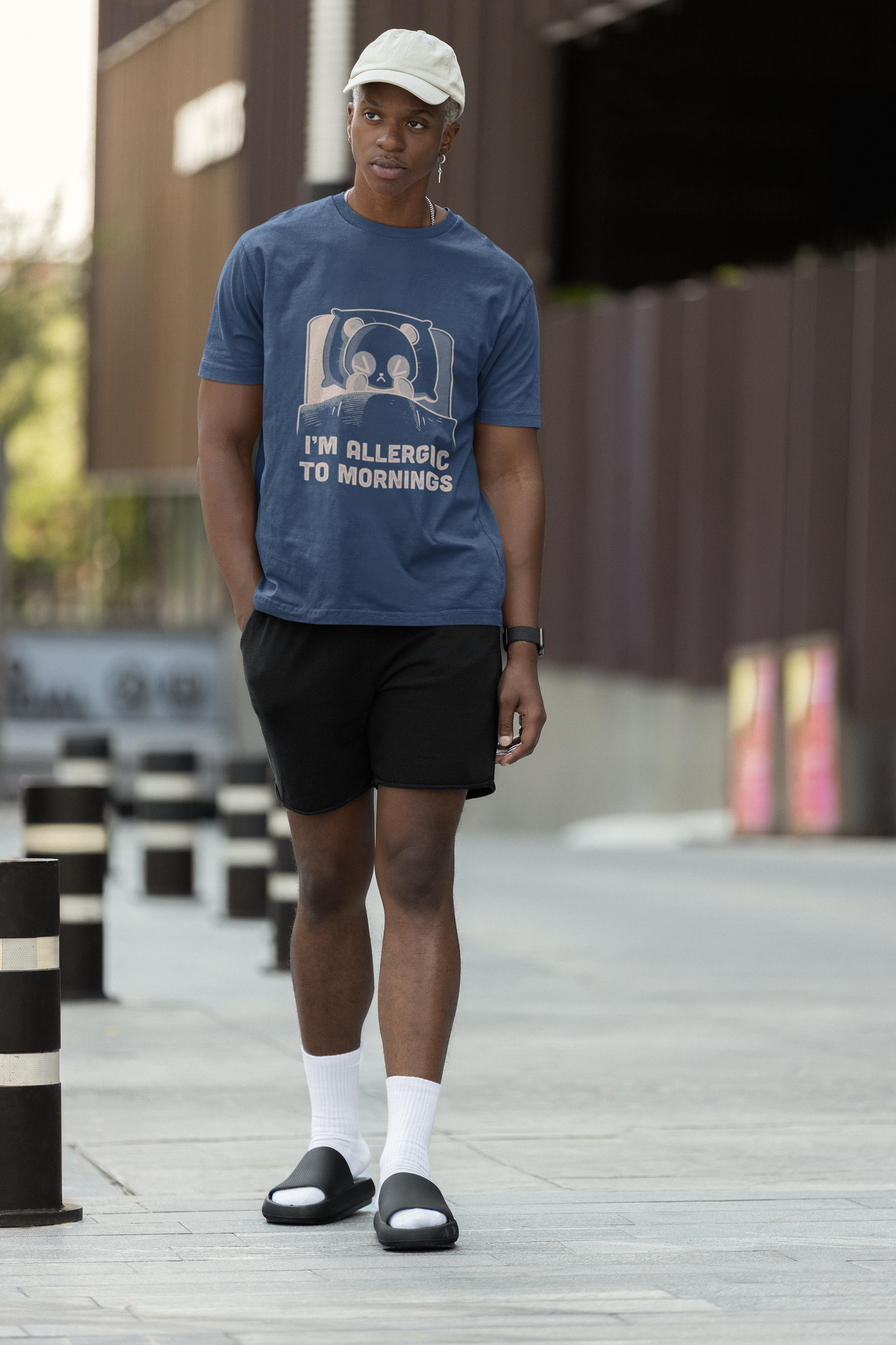 Bearly Functioning Oversized Tee