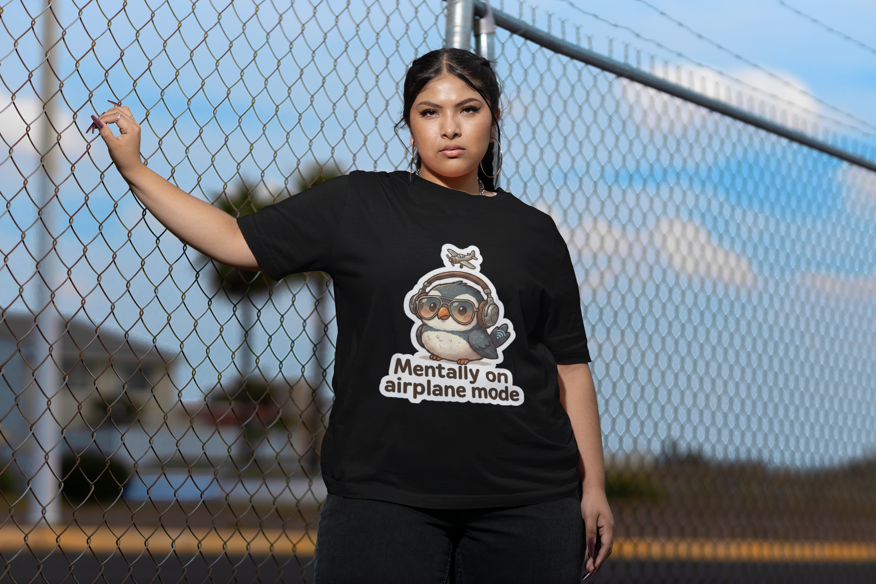 Fly-By Birdie Oversized Tee