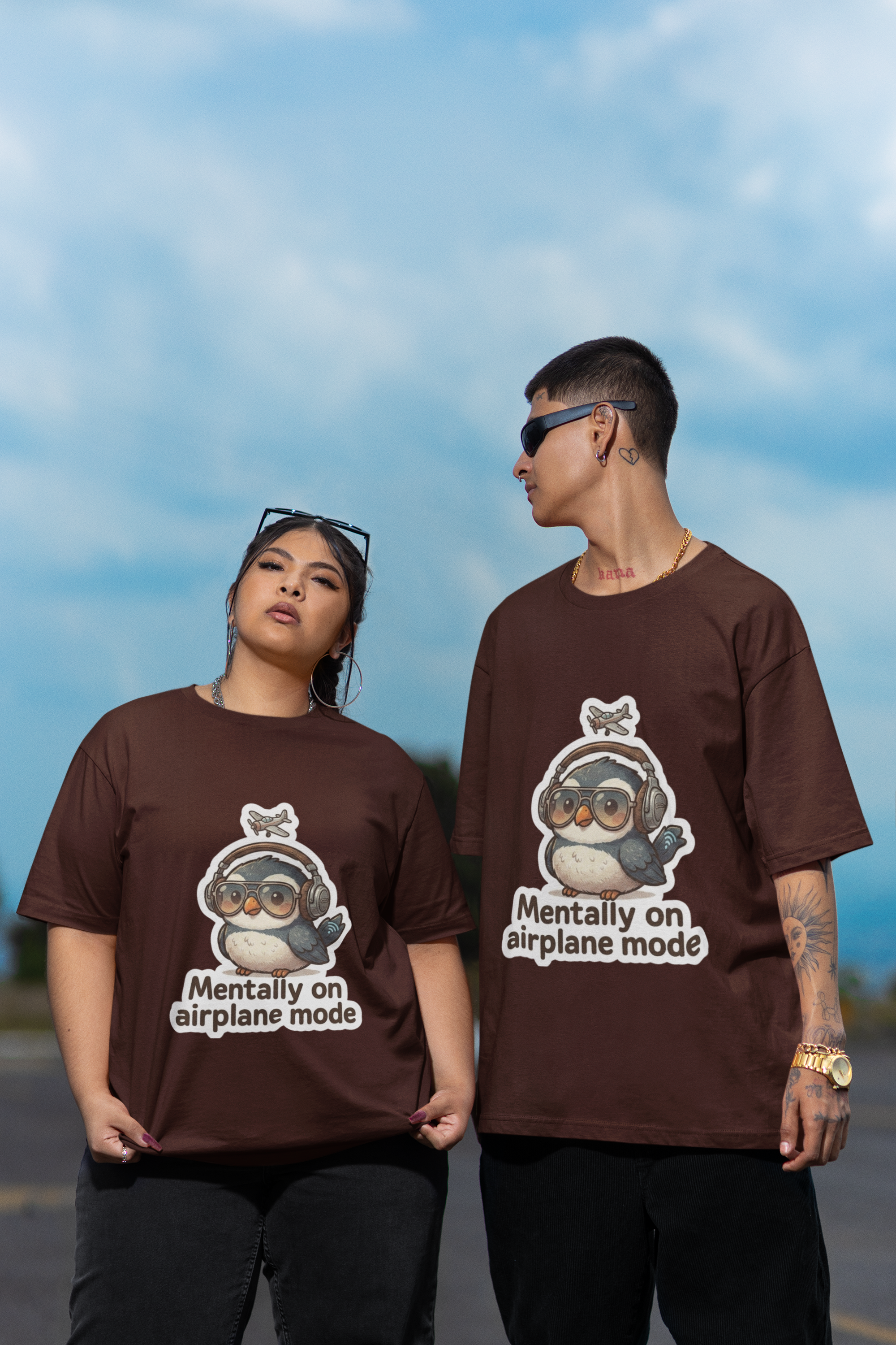 Fly-By Birdie Oversized Tee