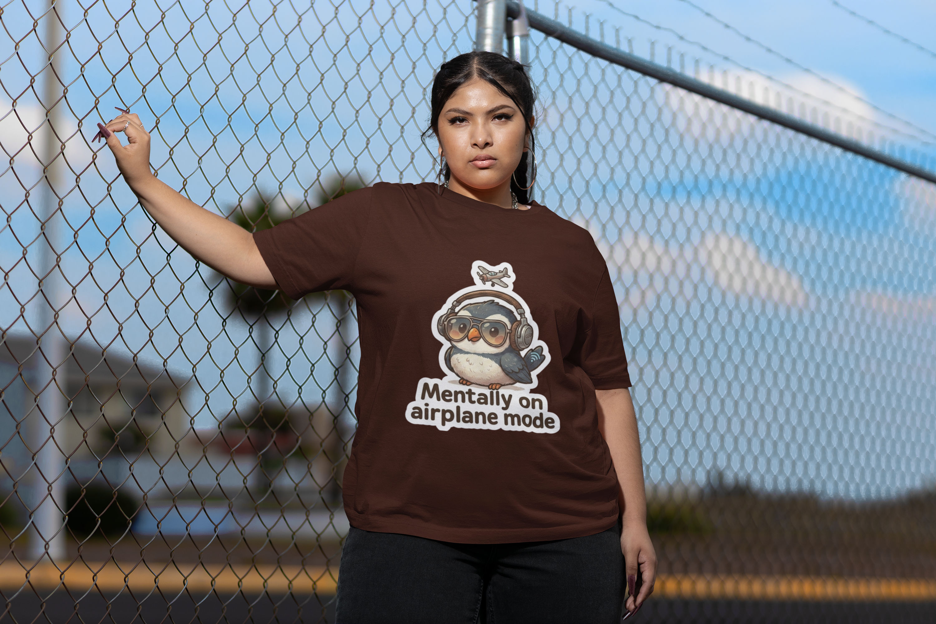 Fly-By Birdie Oversized Tee