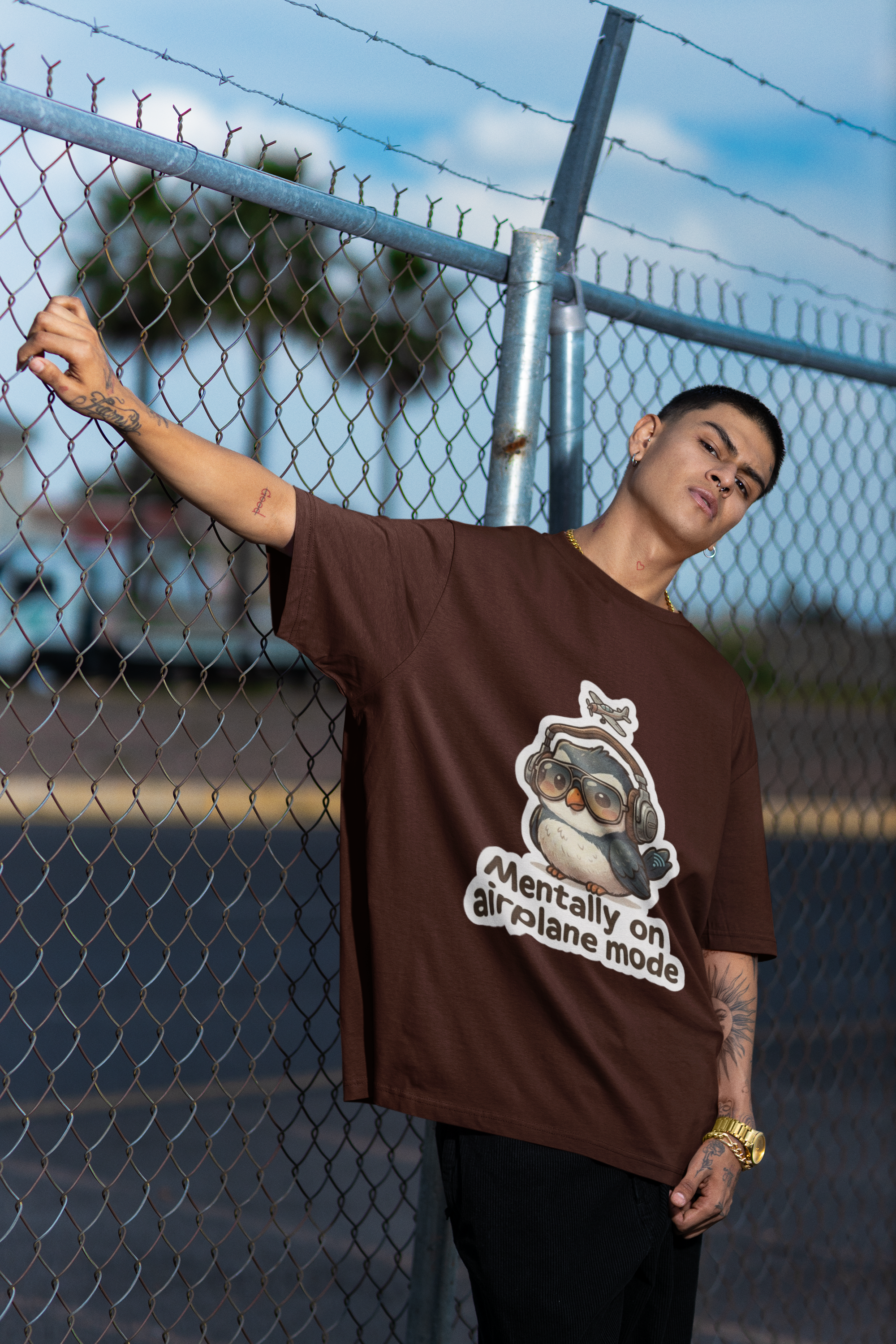 Fly-By Birdie Oversized Tee