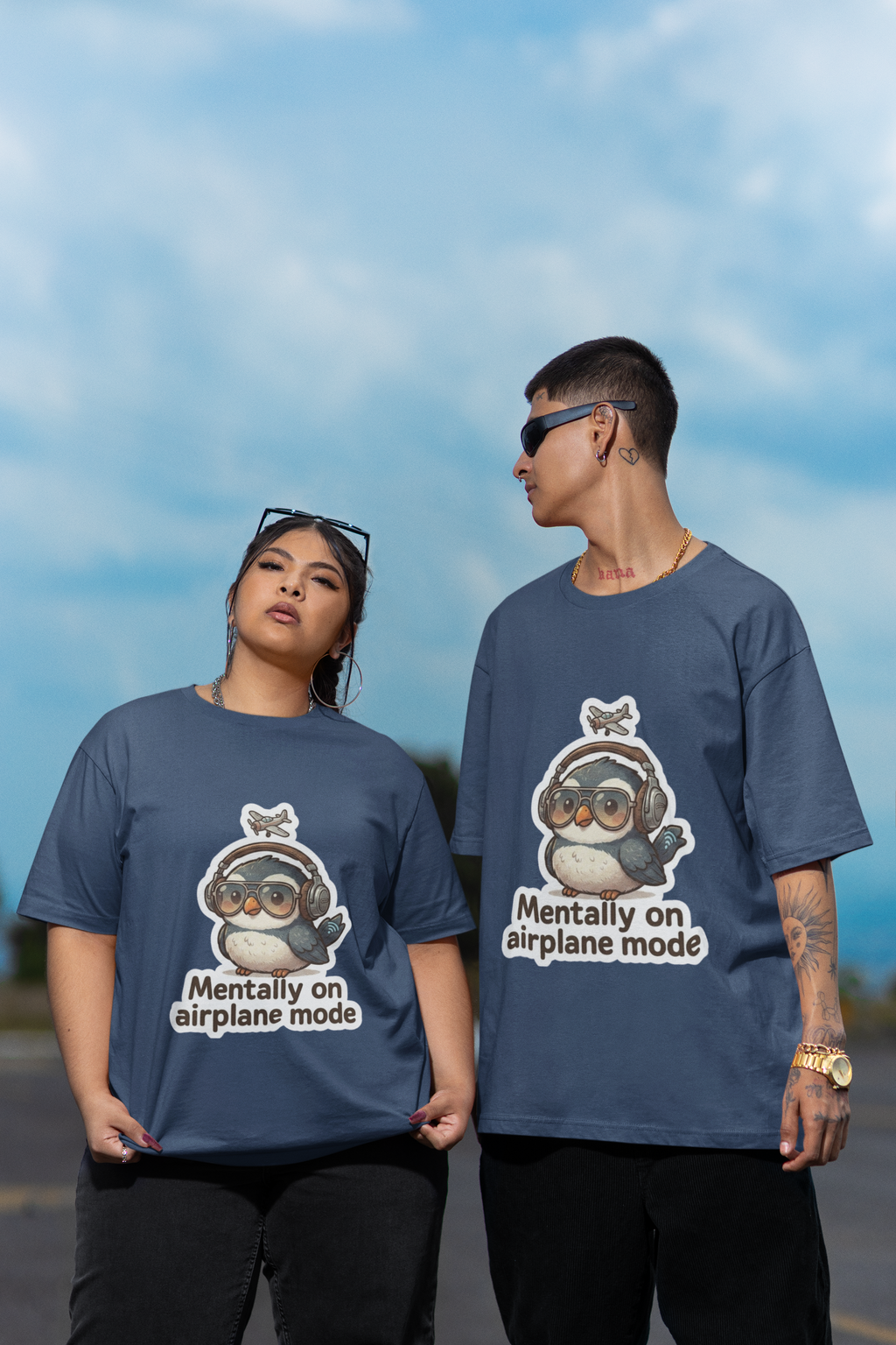 Fly-By Birdie Oversized Tee