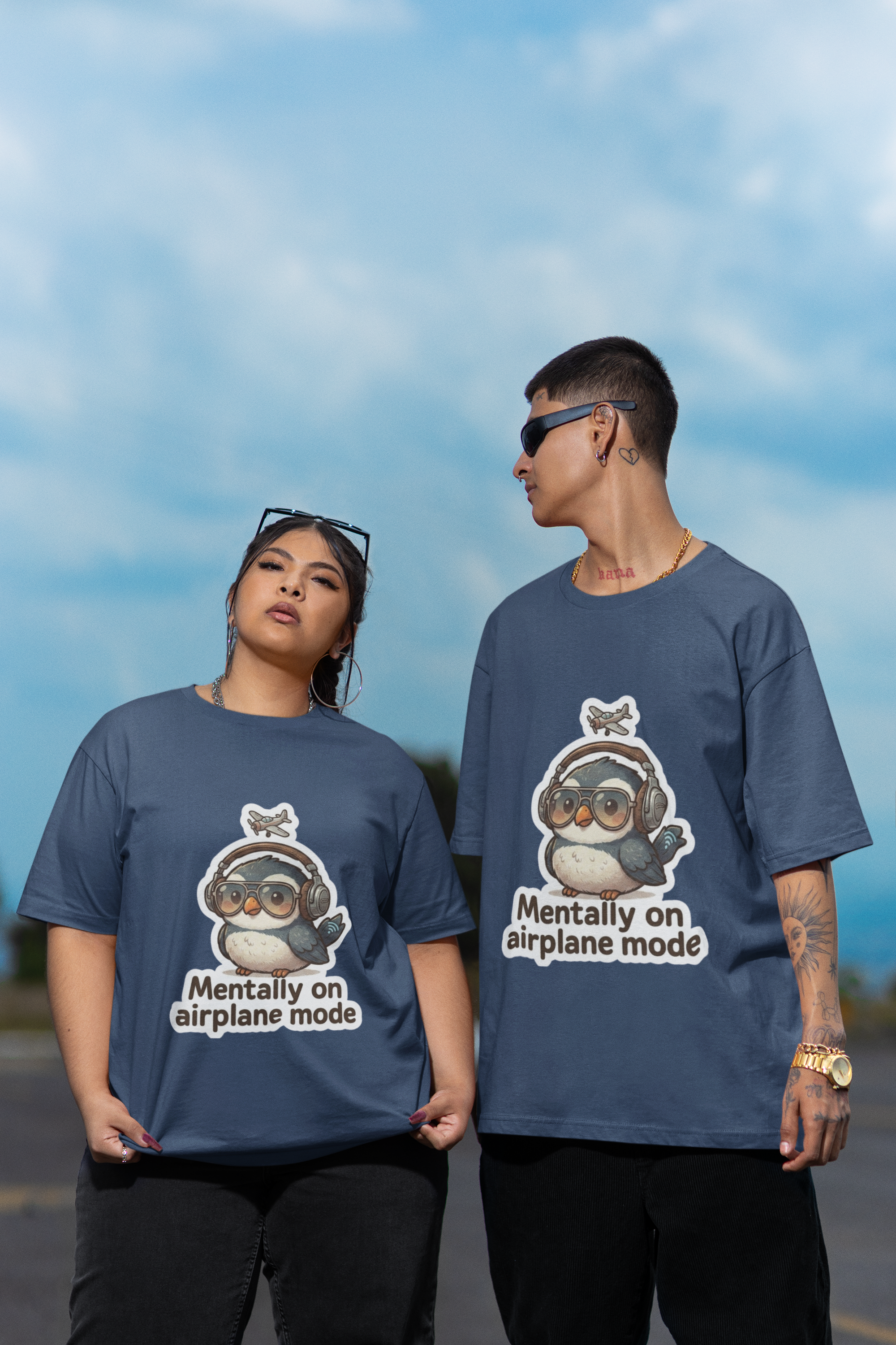 Fly-By Birdie Oversized Tee