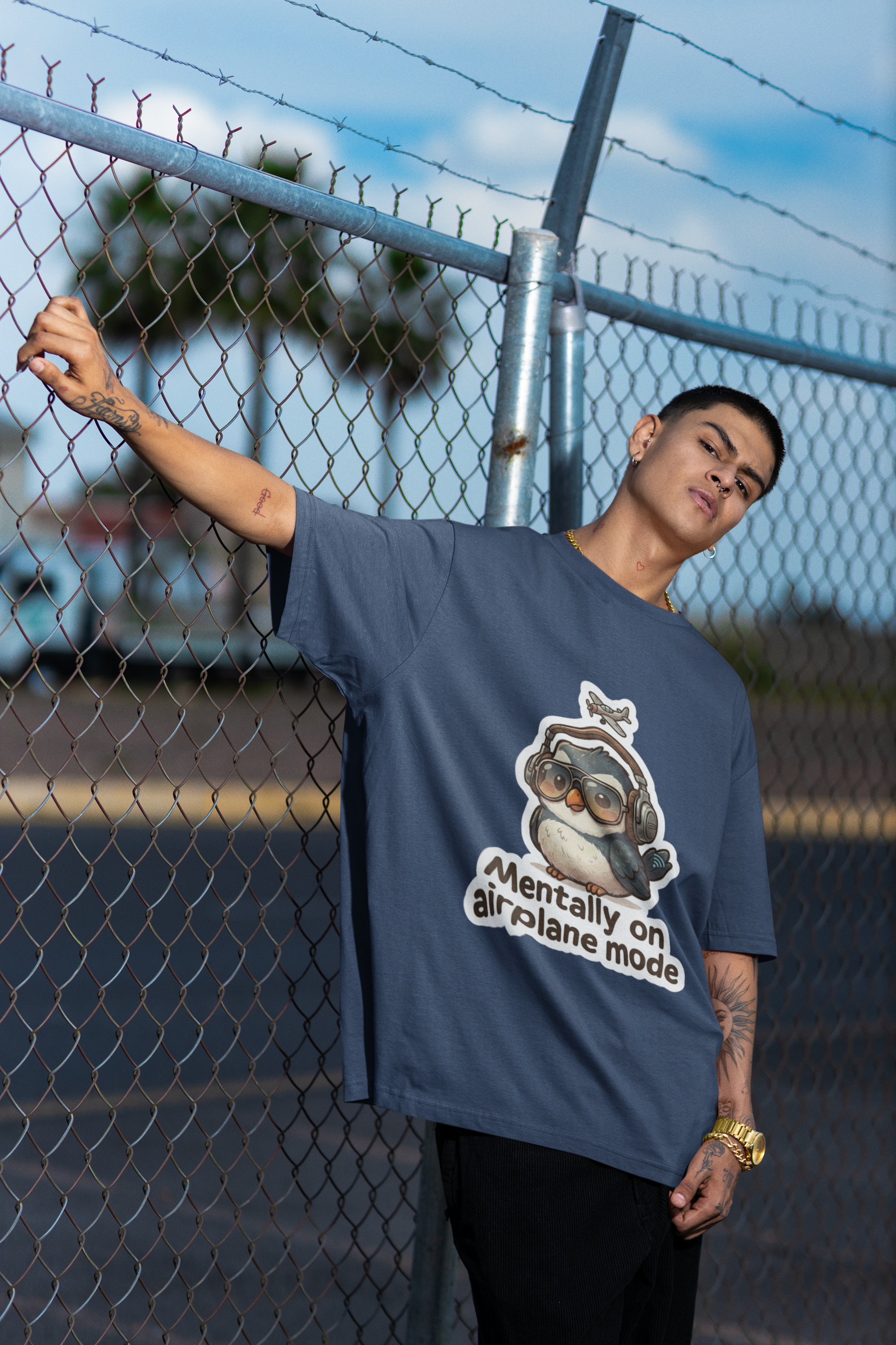 Fly-By Birdie Oversized Tee