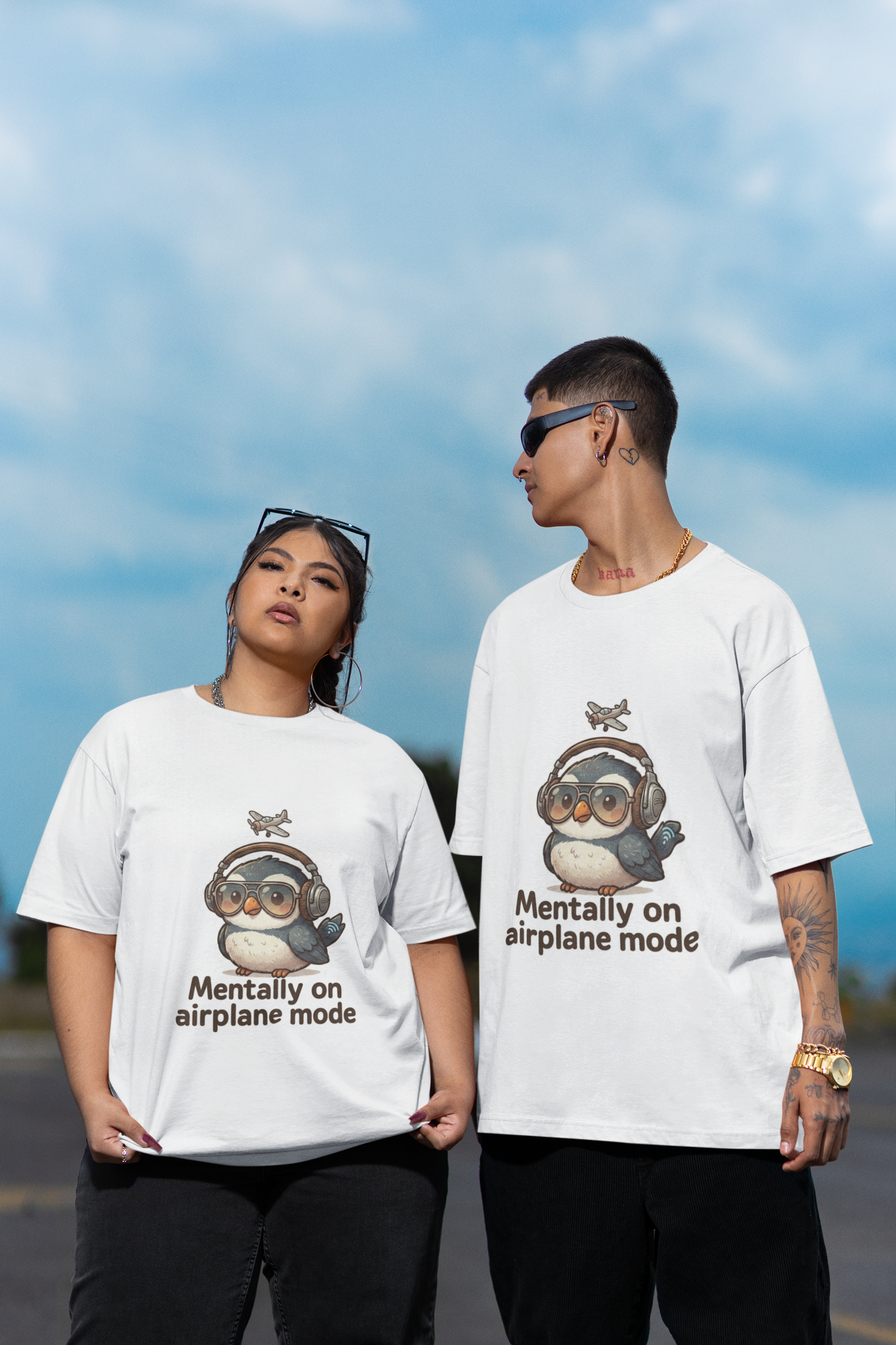 Fly-By Birdie Oversized Tee