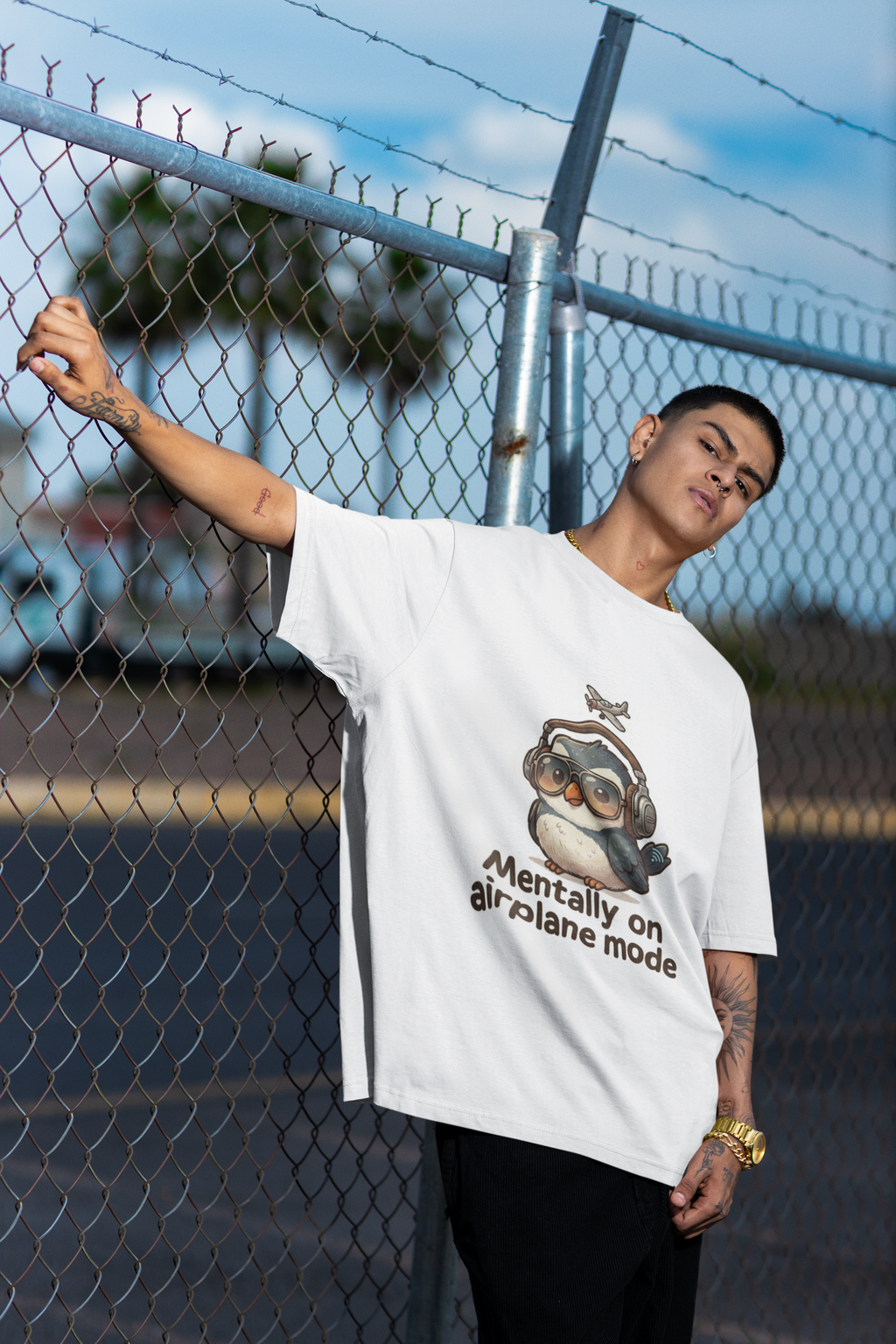Fly-By Birdie Oversized Tee