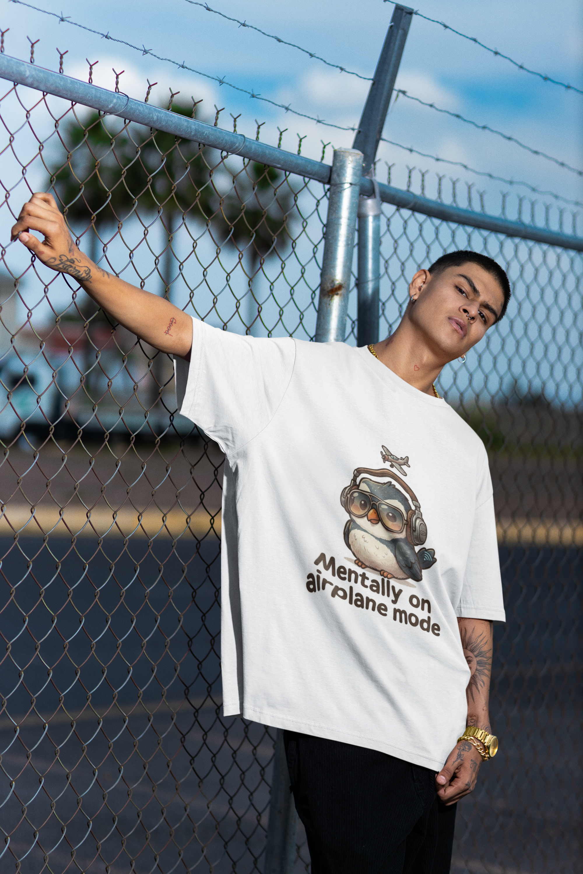 Fly-By Birdie Oversized Tee