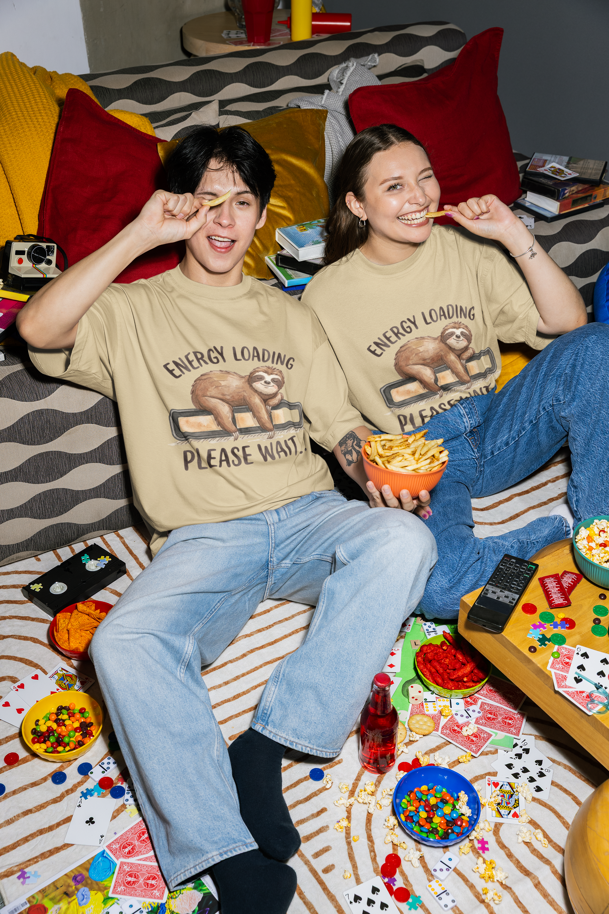 Sloth Mode Oversized Tee